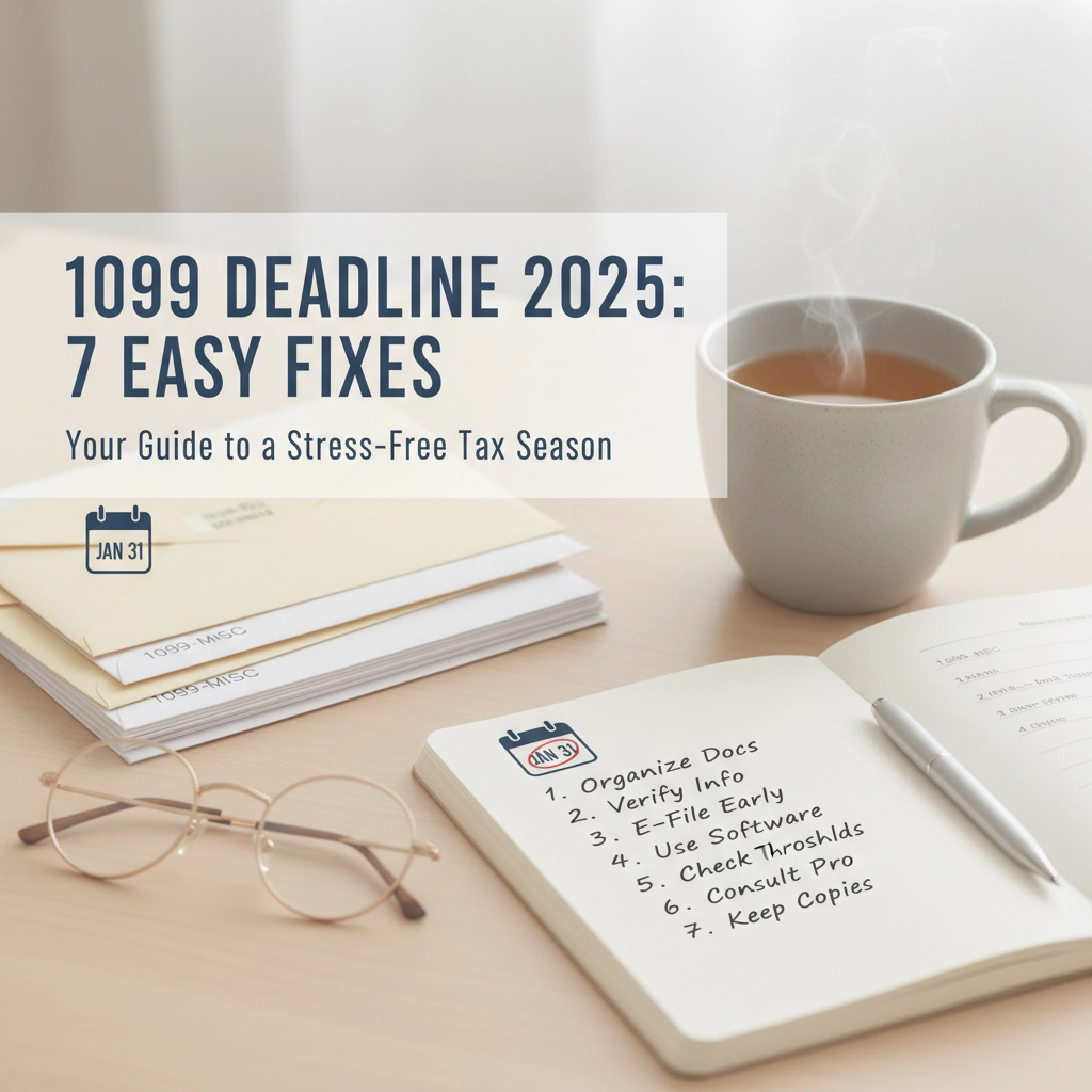 1099 Deadline 2025: 7 Easy Fixes