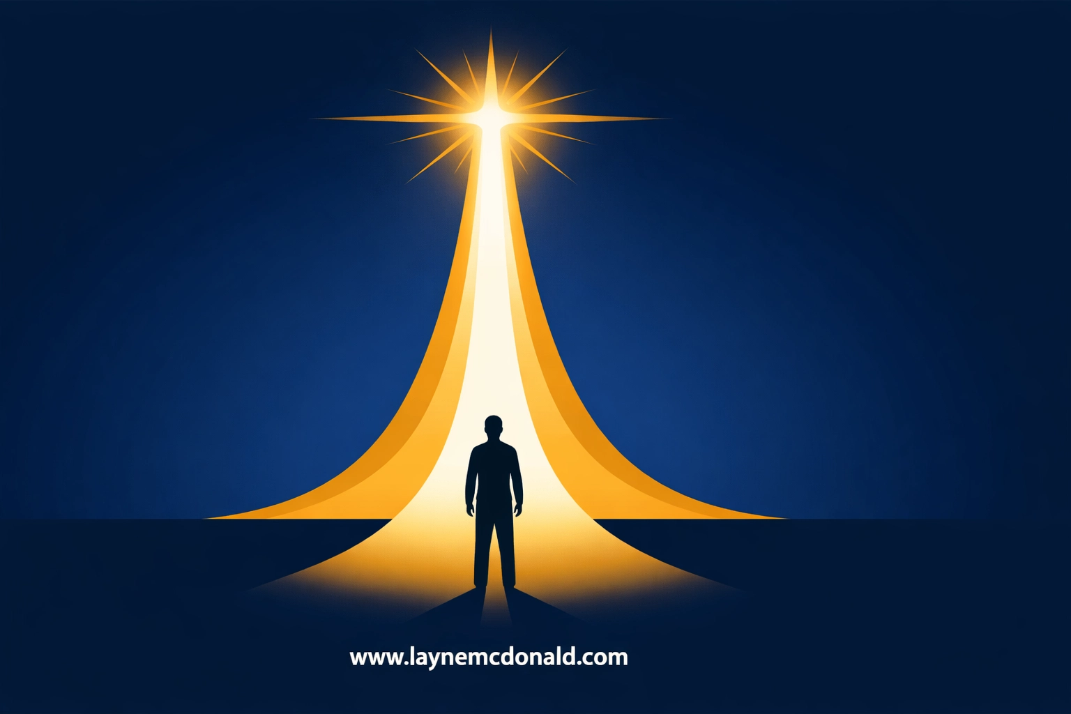 A glowing upward path symbolizing the source of goodness and Christian moral discernment for families.