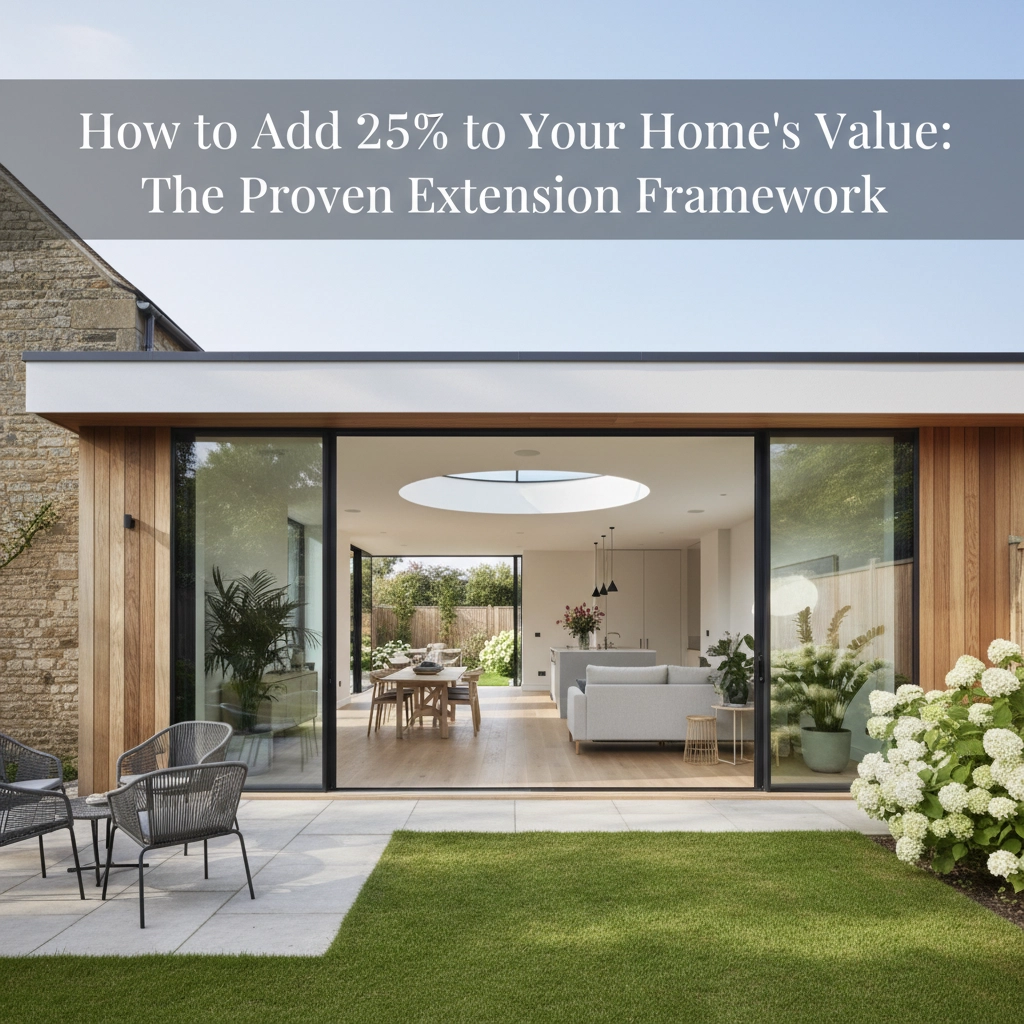 How to Add 25% to Your Home's Value: The Proven Extension Framework