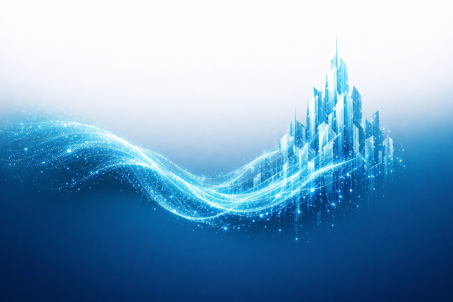 Adaptive AI systems growing smarter through continuous data flow and operational learning.