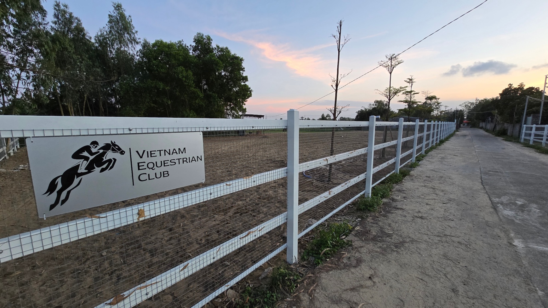 Vietnam Equestrian Club's Main Riding Arena Entrance