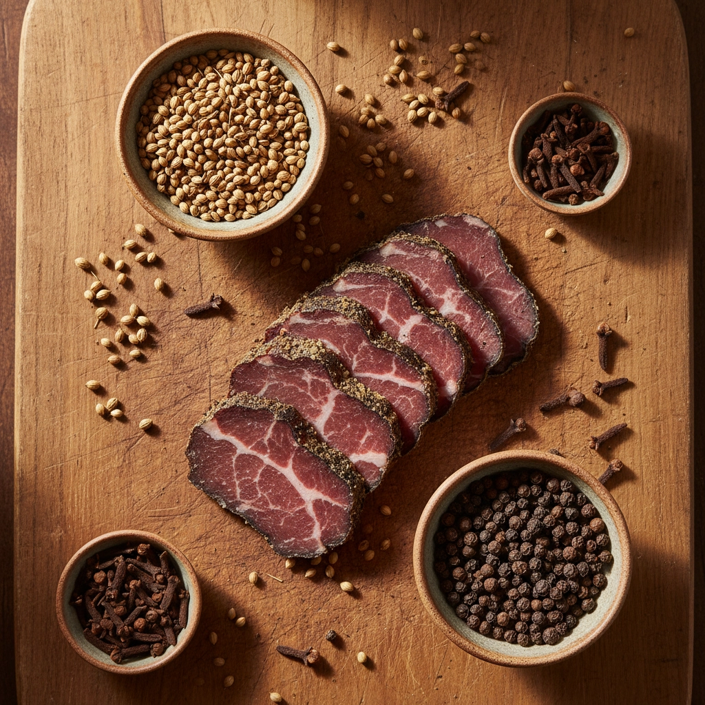 Biltong curing with salt and vinegar, Australian beef, lower sodium, clean protein snack