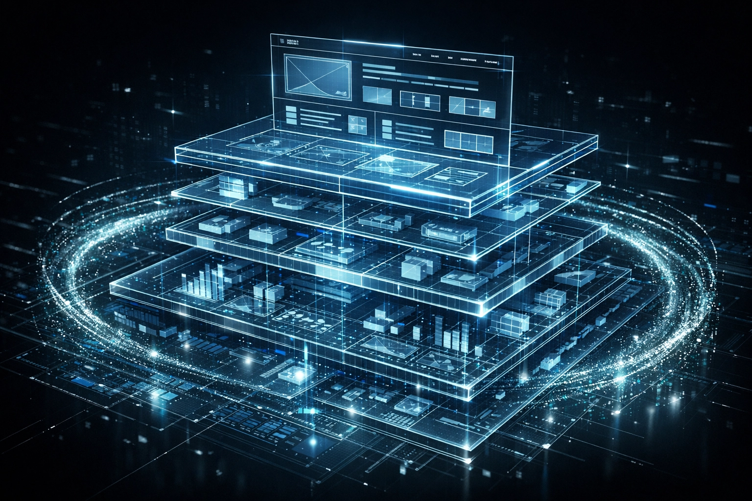 A digital blueprint of website infrastructure for technical SEO optimization by an SEO agency in Toronto.