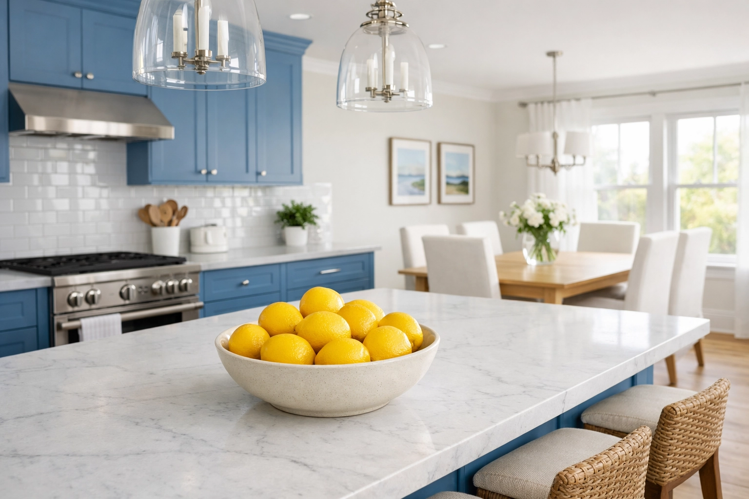 Clean and organized modern kitchen in Sandwich, MA, featuring eco-friendly cleaning standards.