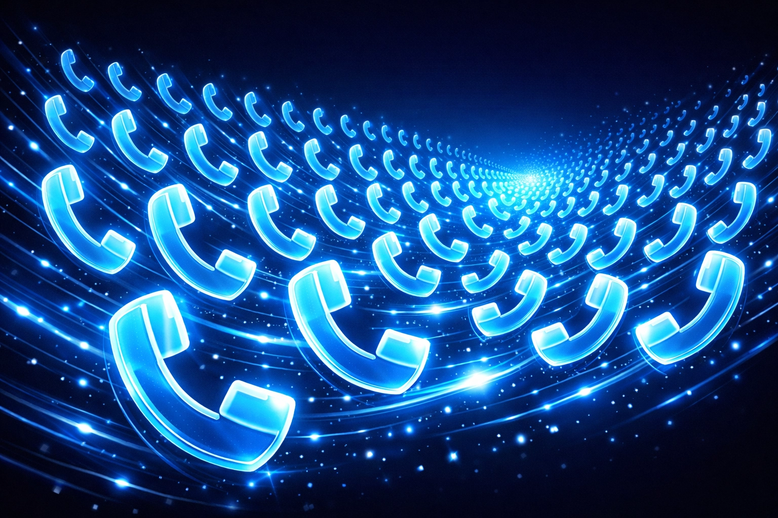 AI voice agent handling multiple appointment calls simultaneously with infinite scalability