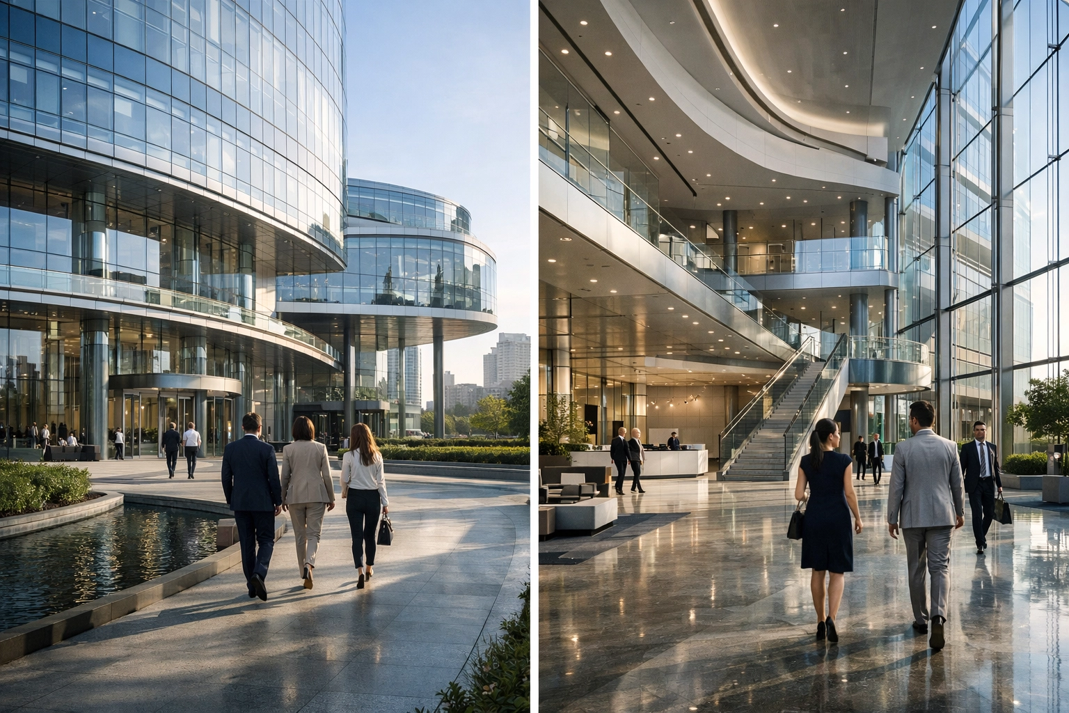 Modern Tech Headquarters Interior