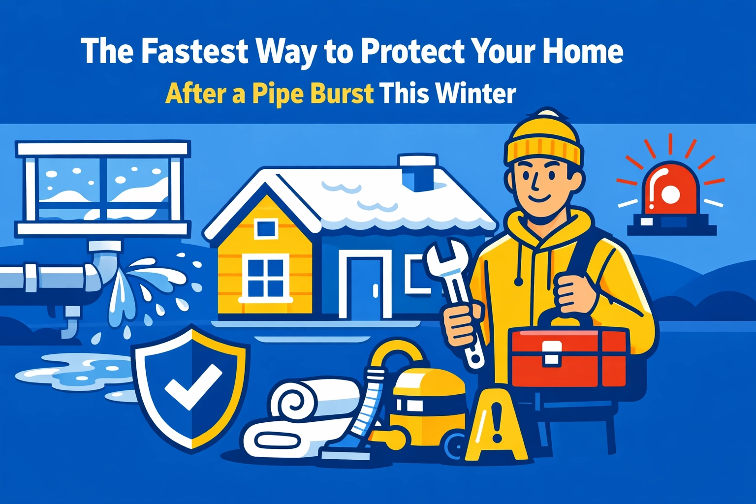 [HERO] The Fastest Way to Protect Your Home After a Pipe Burst This Winter