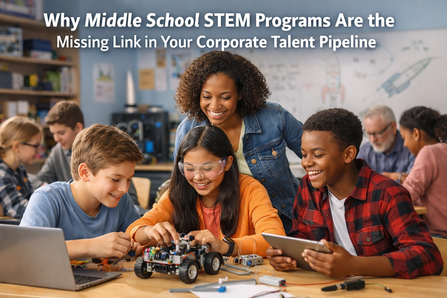 [HERO] Why Middle School STEM Programs Are the Missing Link in Your Corporate Talent Pipeline