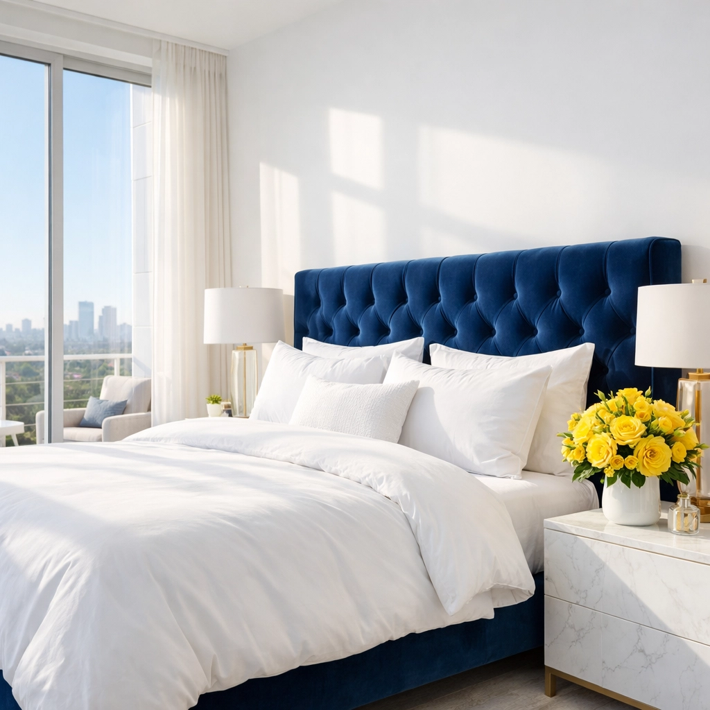 Weekly house cleaning Southborough ensures a healthy, dust-free master bedroom with fresh air quality.