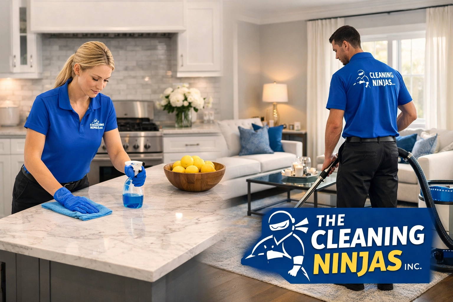 Professional House Cleaning Pepperell MA services by The Cleaning Ninjas Inc