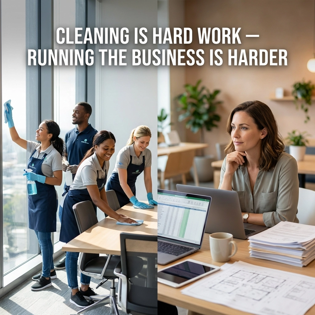 [HERO] Cleaning Is Hard Work : Running the Business Is Harder