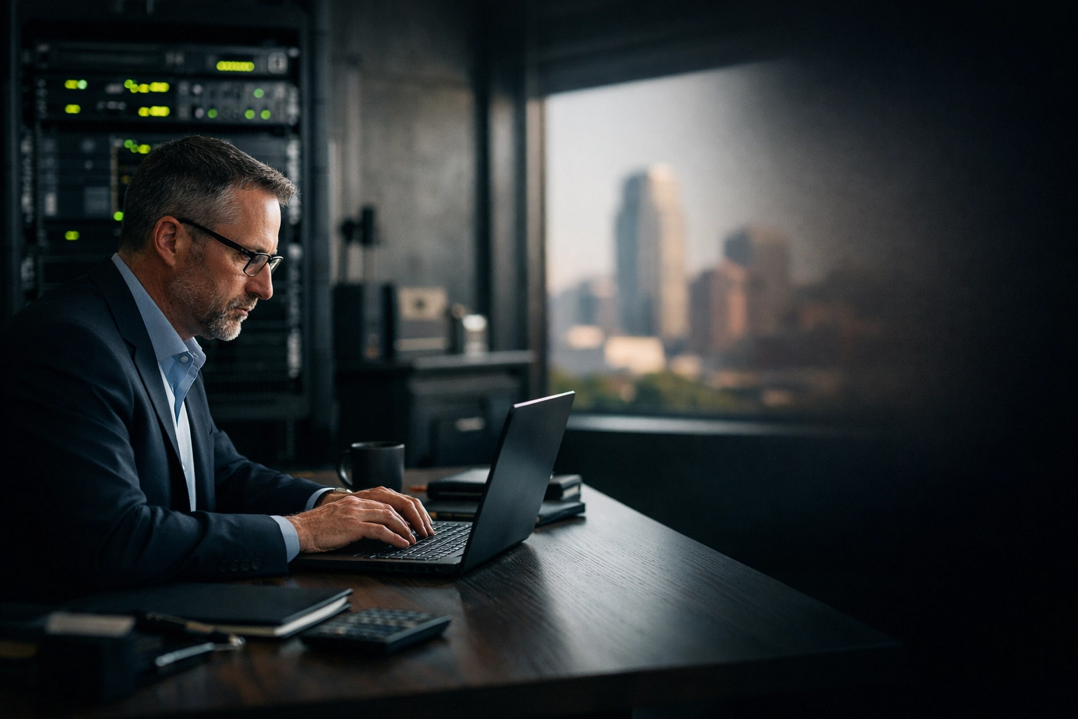 Modern Omaha professional office using small business IT support to optimize network infrastructure and efficiency.