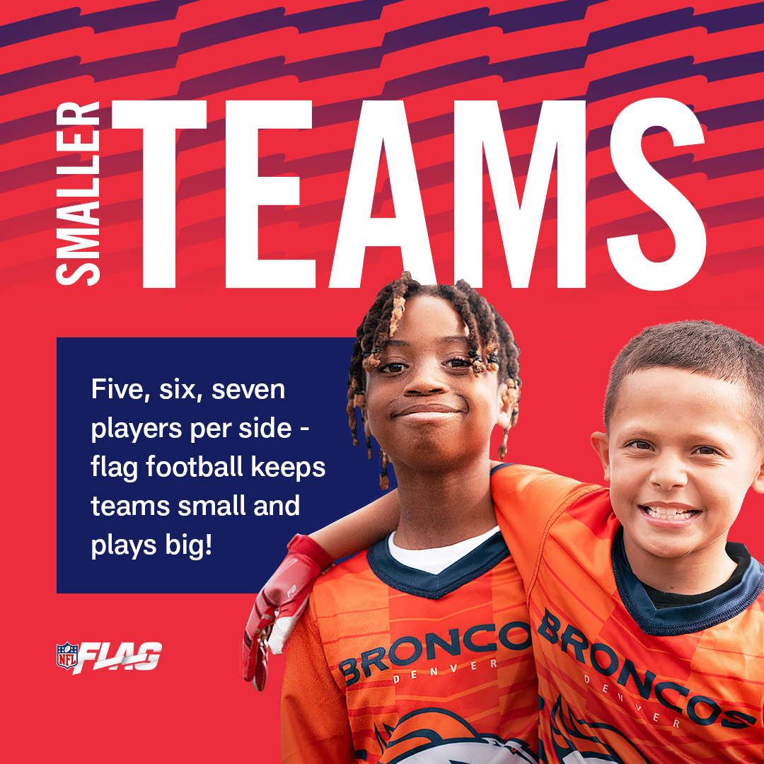 NFL FLAG Football Young Athletes