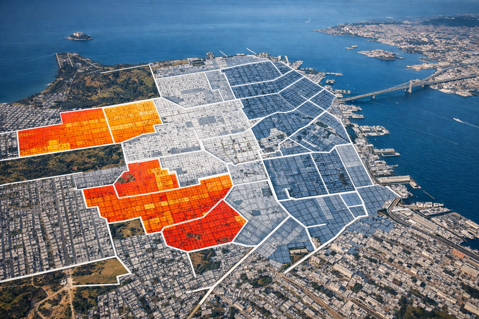 San Francisco neighborhood housing demand heat map showing hot and cool zones 2026
