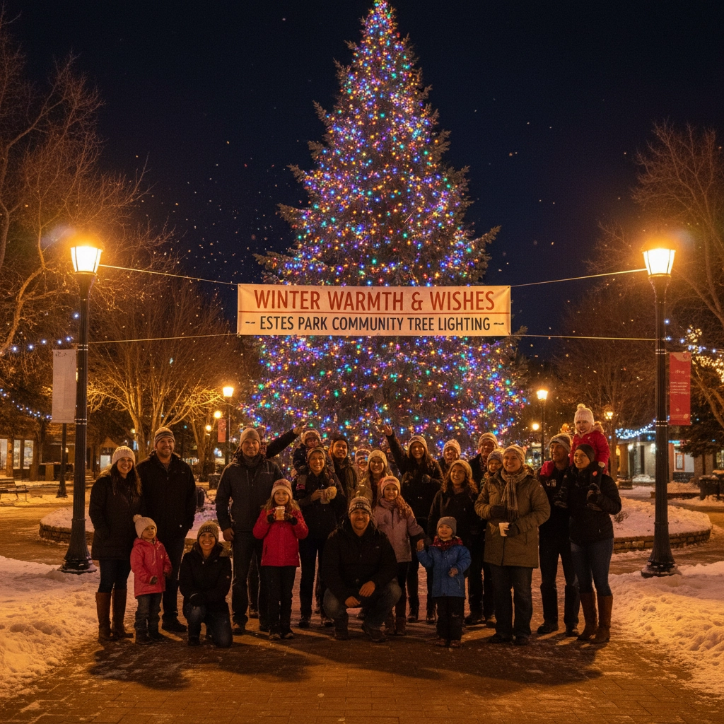Delran community gathered around a Christmas tree lighting ceremony Delran community gathered around a Christmas tree lighting ceremony
