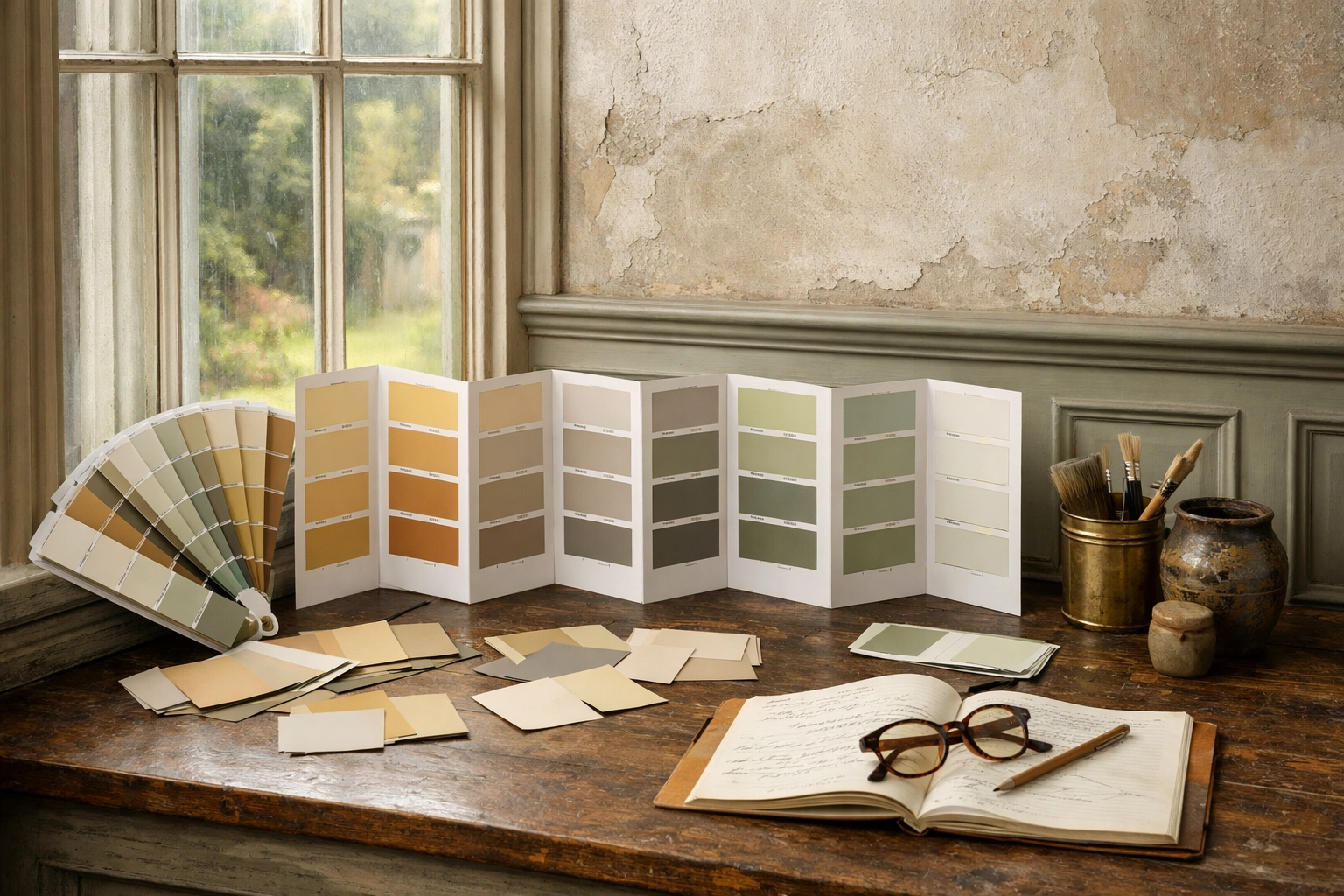 Heritage paint colour samples for period property decorating in Cheltenham