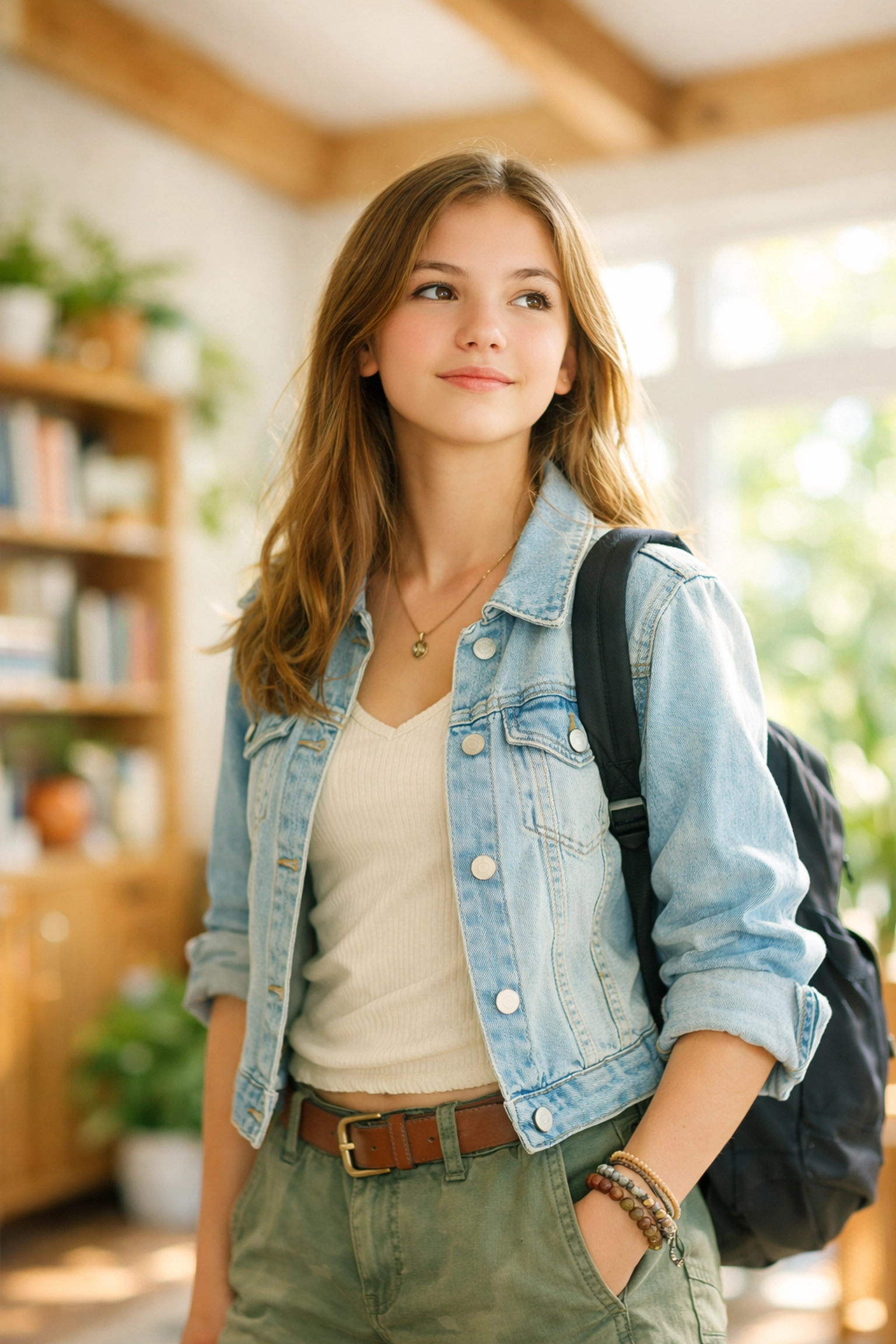 Empowered teen girl showing confidence in a mental health residential treatment program.