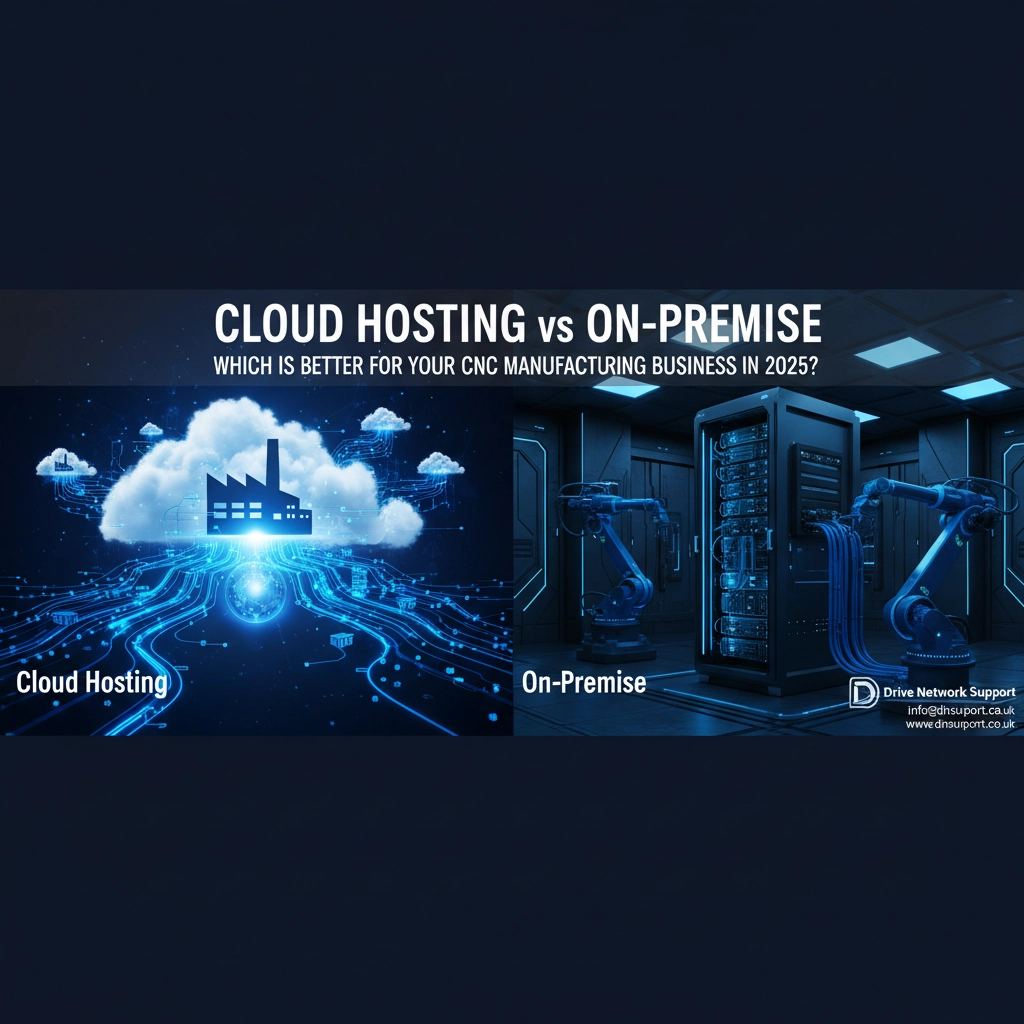 Cloud Hosting vs On-Premise: Which Is Better For Your CNC Manufacturing Business in 2025?