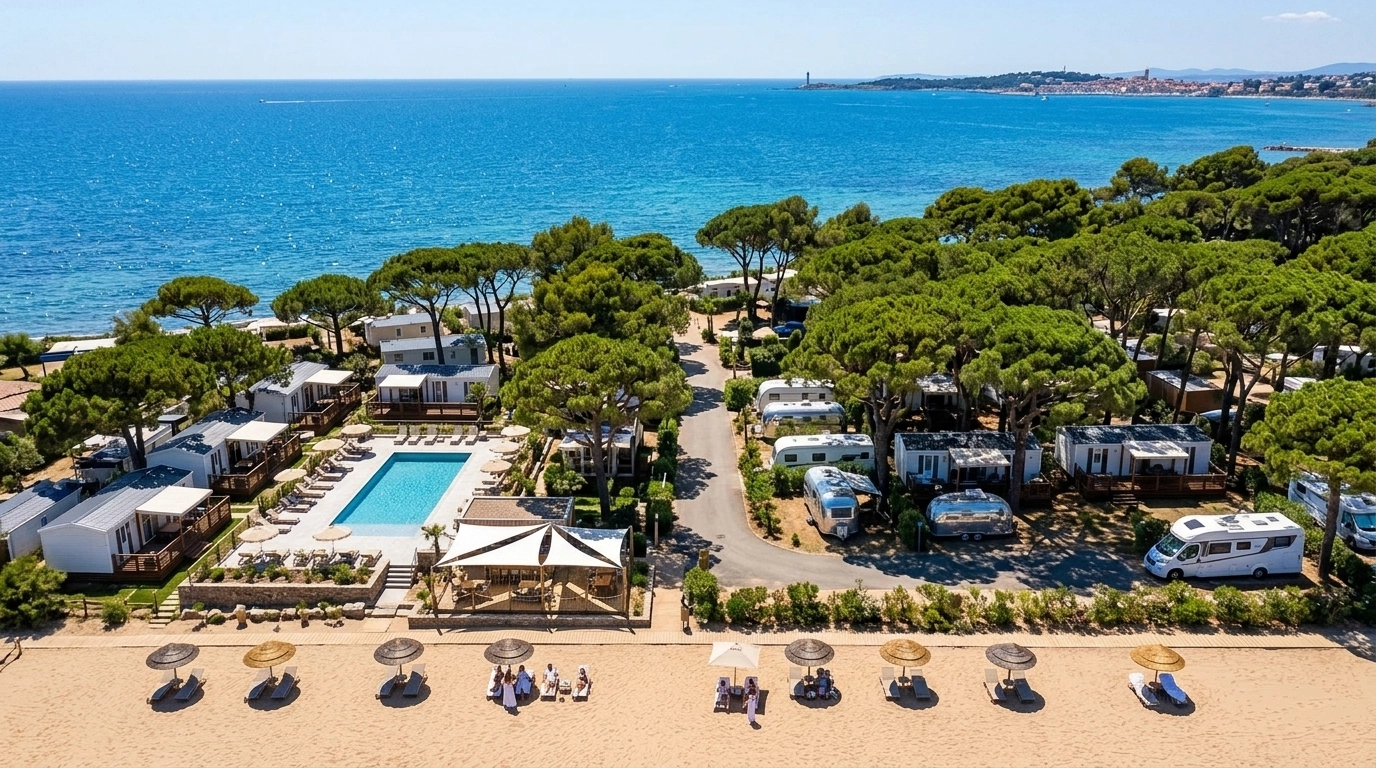 French Riviera Coastline near Saint-Aygulf