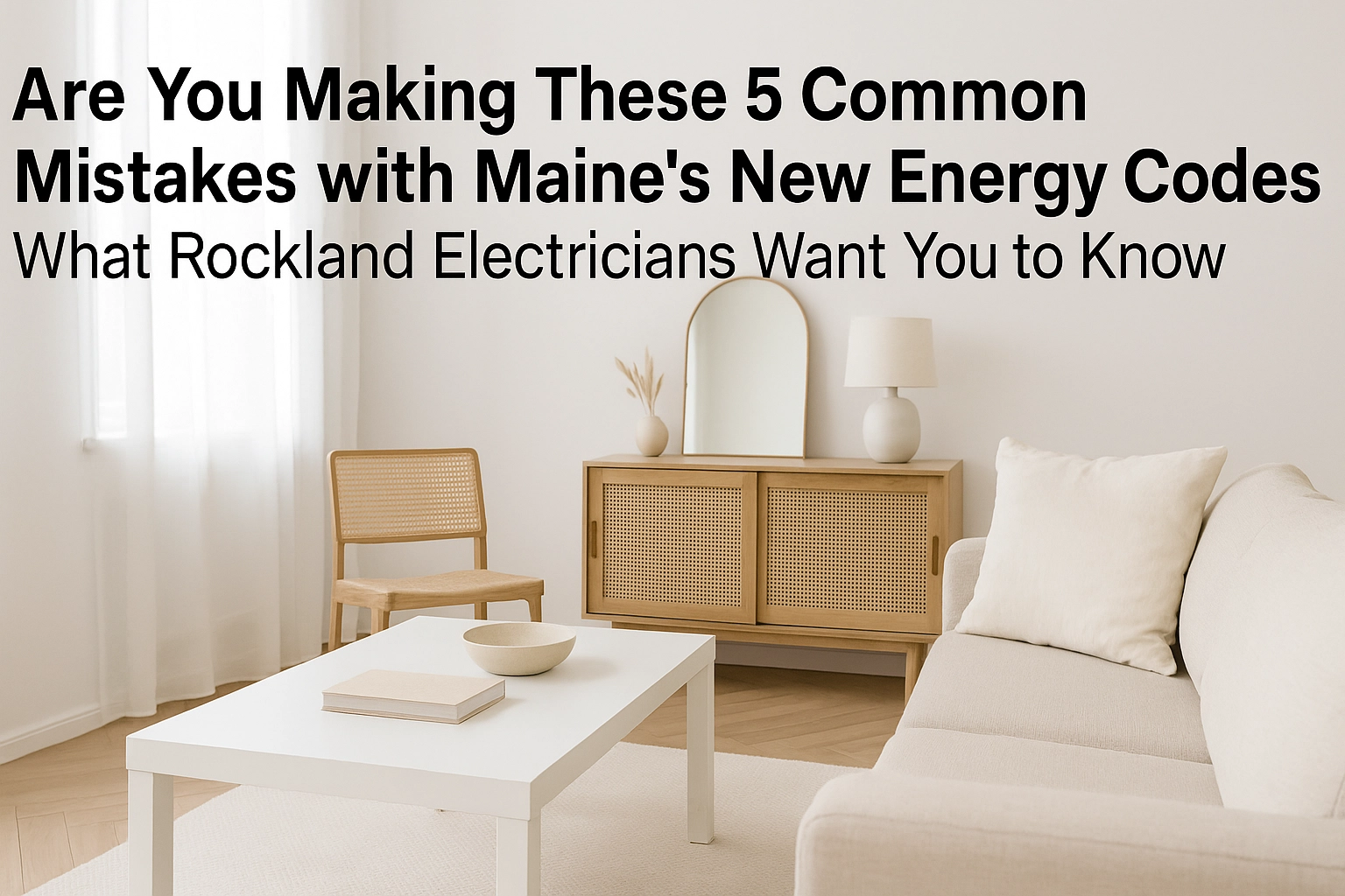 Are You Making These 5 Common Mistakes with Maine's New Energy Codes? What Saco Electricians Want You to Know