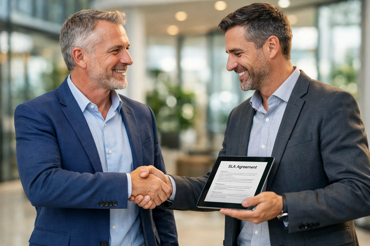 CIO selecting ServiceNow implementation partner while reviewing SLA documentation and support agreements