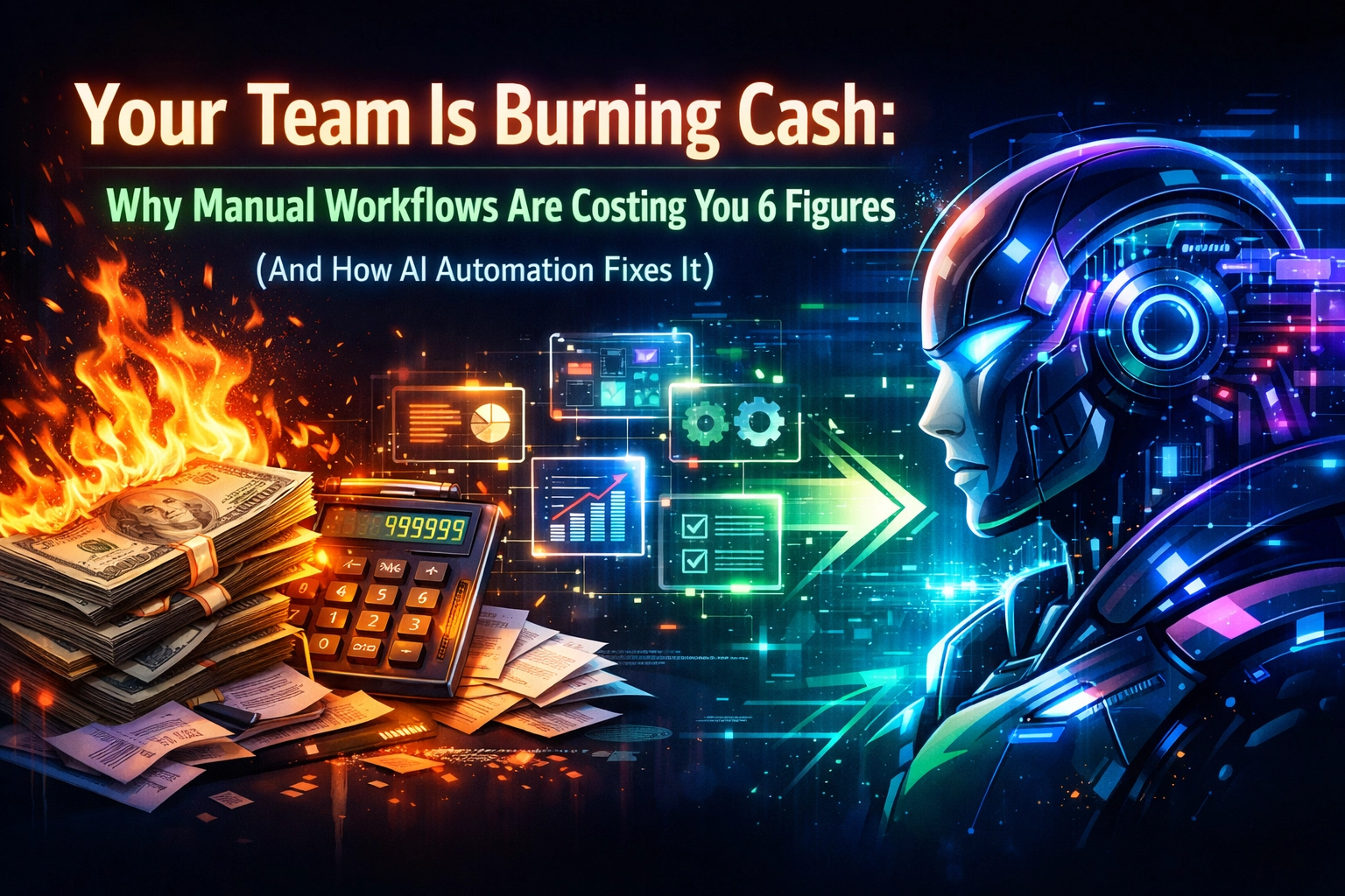 [HERO] Your Team Is Burning Cash: Why Manual Workflows Are Costing You 6 Figures (And How AI Automation Fixes It)