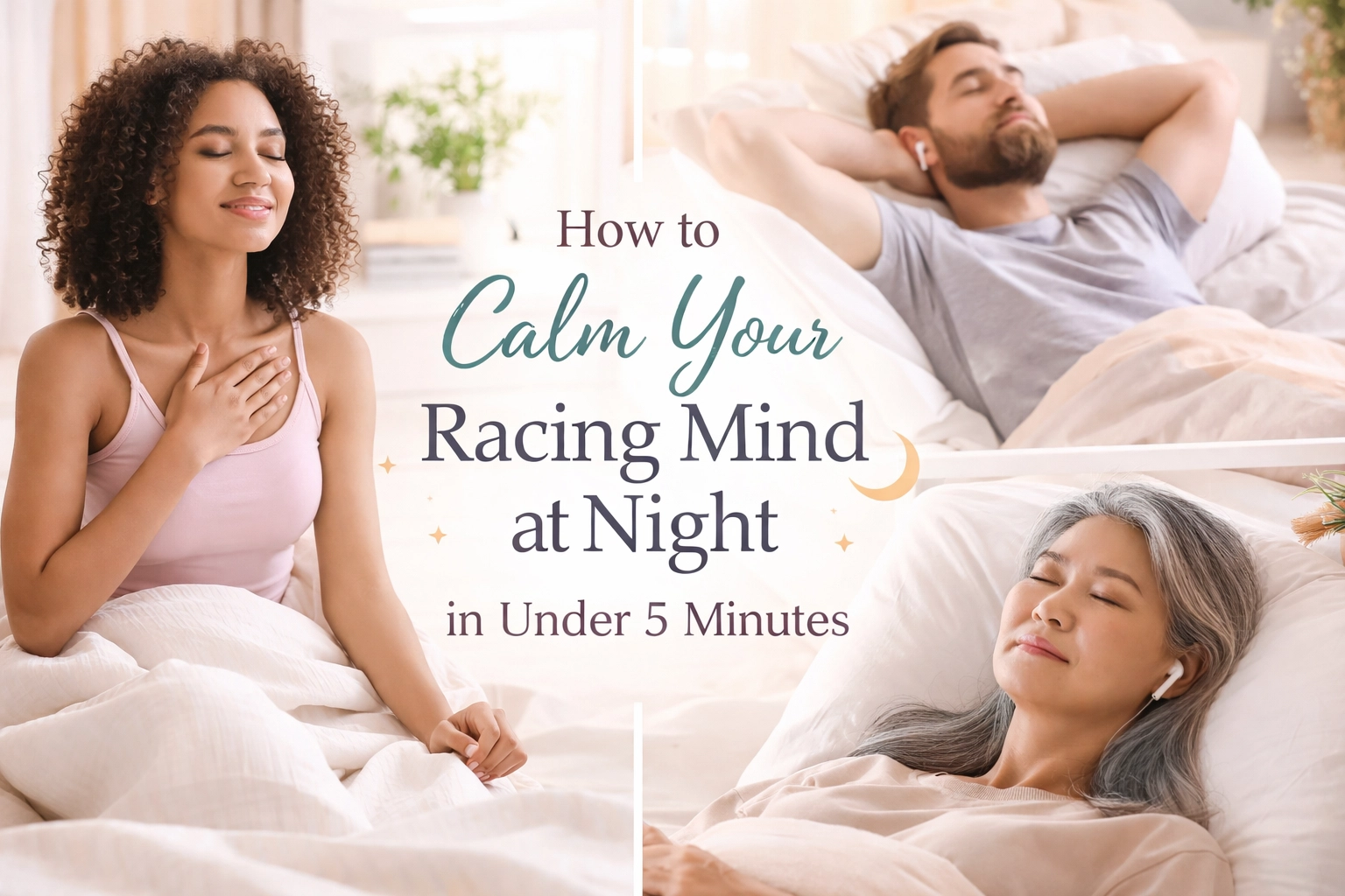 How to Calm Your Racing Mind at Night in Under 5 Minutes