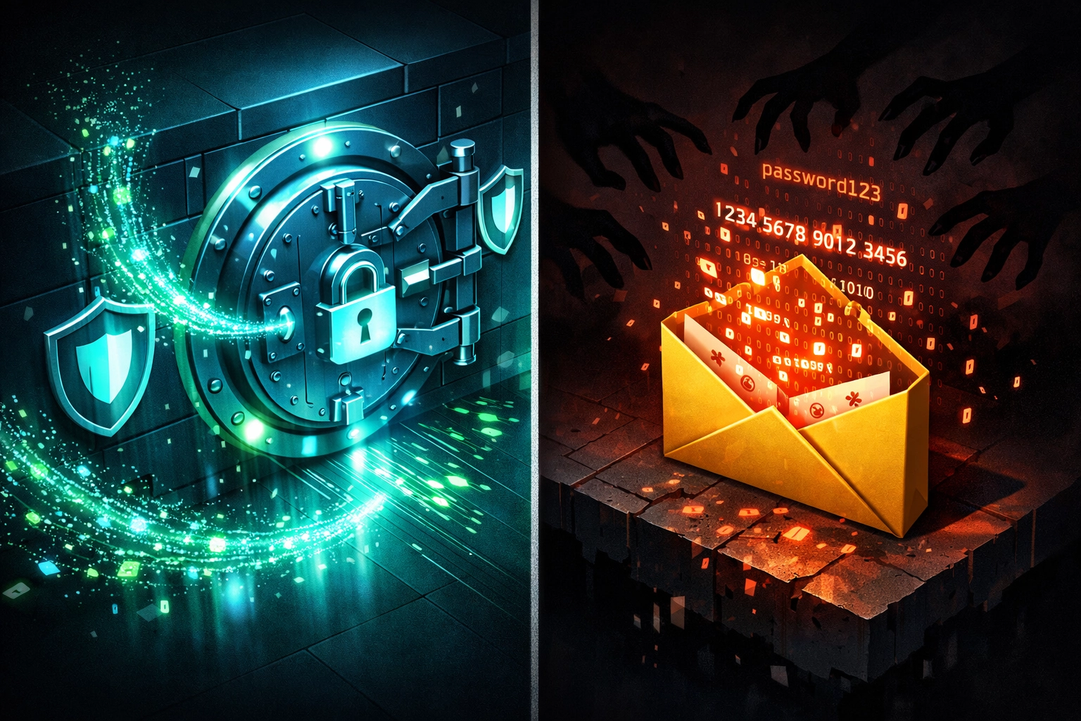 Encrypted portal security versus unsecured email for tenant document sharing in property management