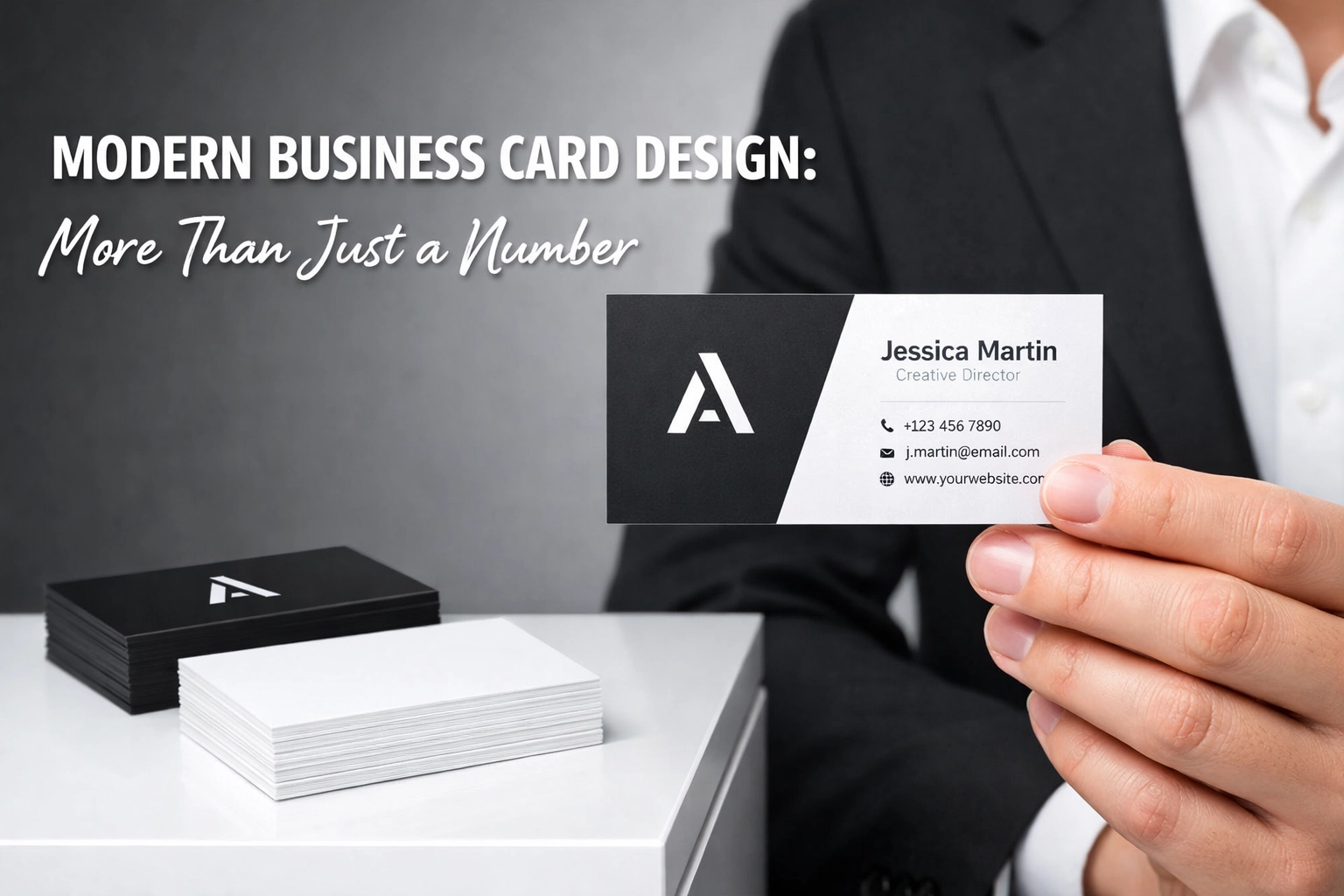 [HERO] Modern Business Card Design: More Than Just a Number