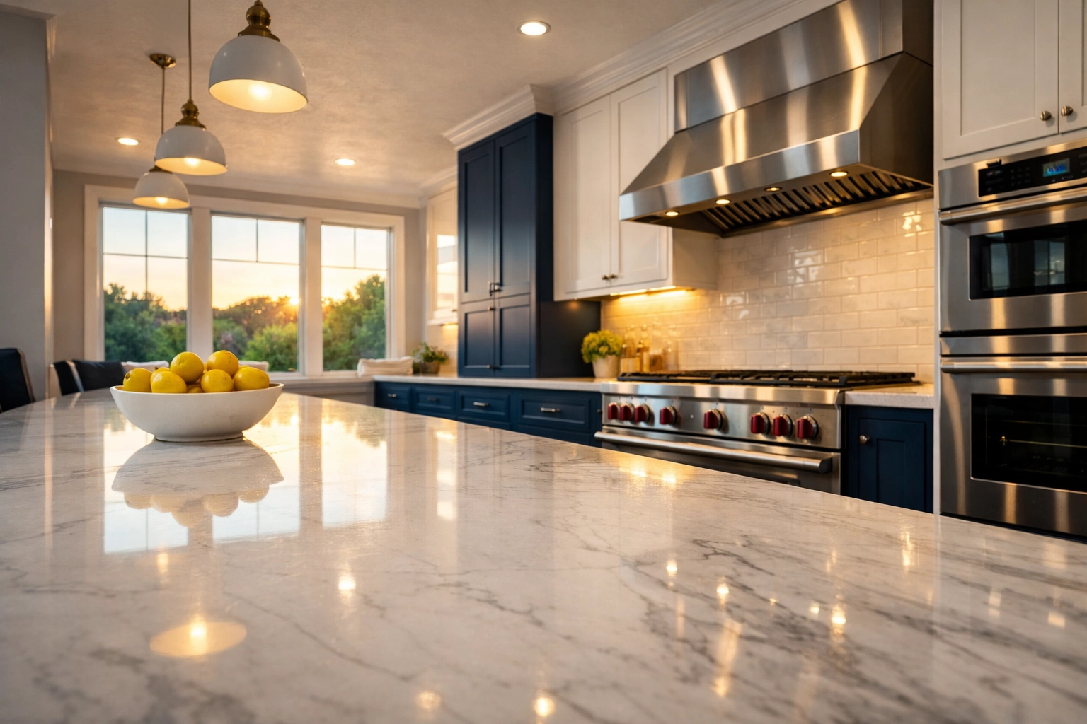 Pristine modern kitchen illustrating the high standards of deep cleaning in Westborough.