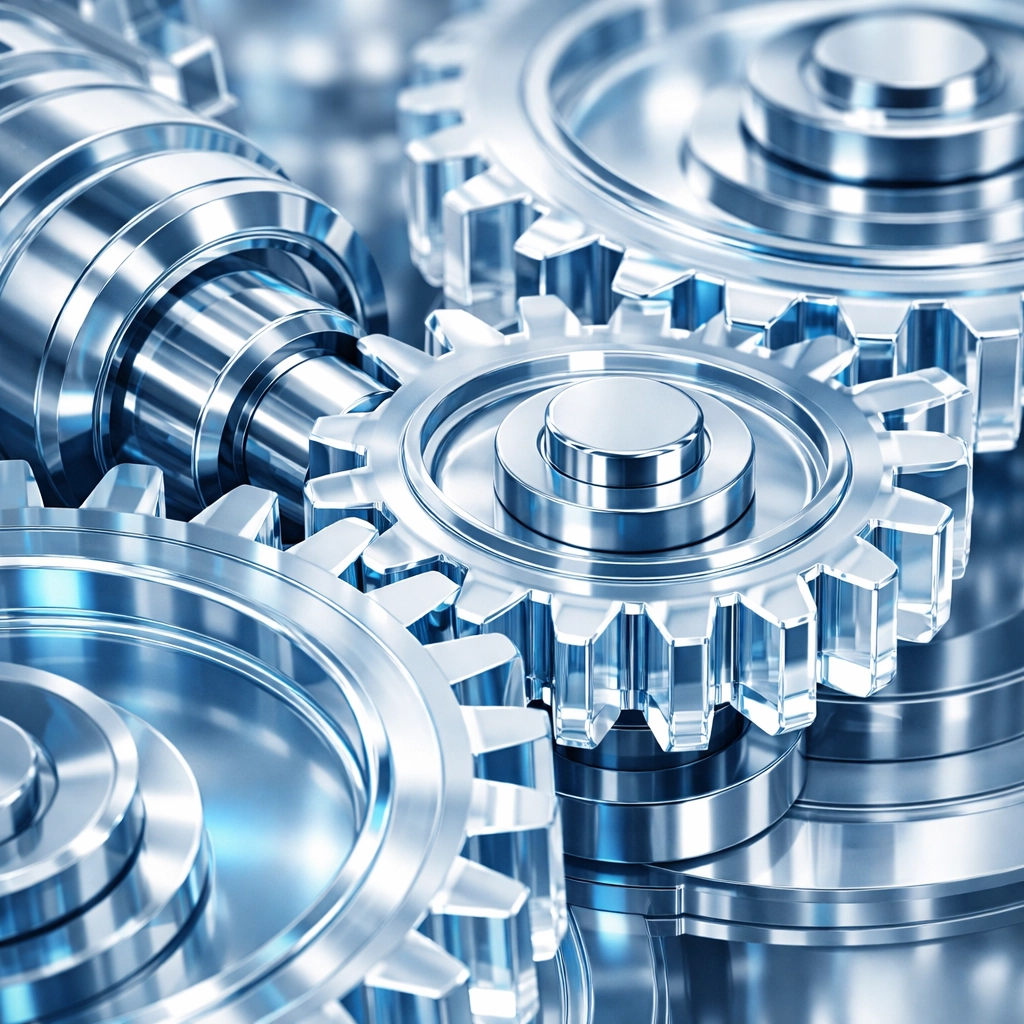 Precise interlocking components representing seamless system integration and custom business software solutions.