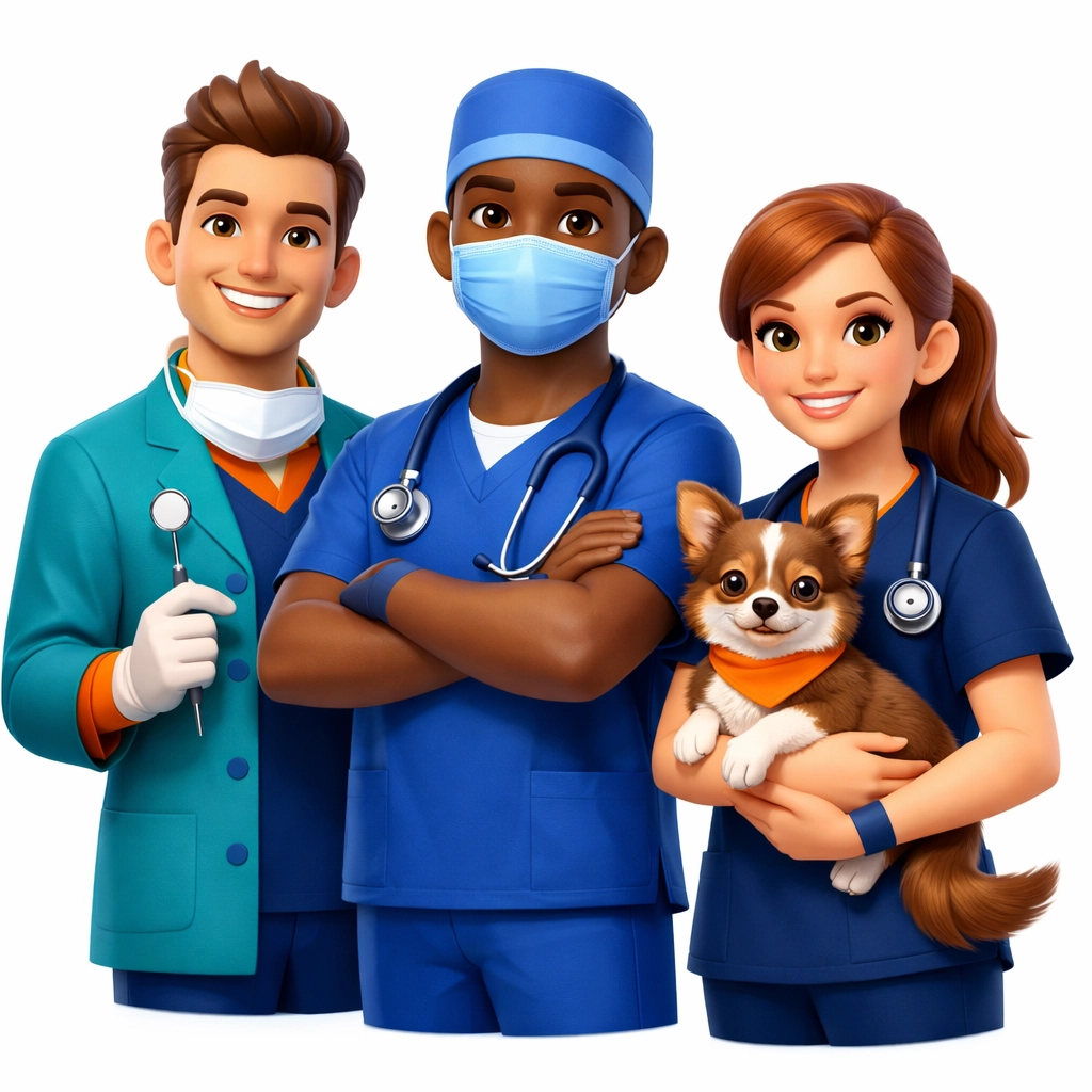 Diverse medical professionals who qualify for specialized doctor home loan programs.