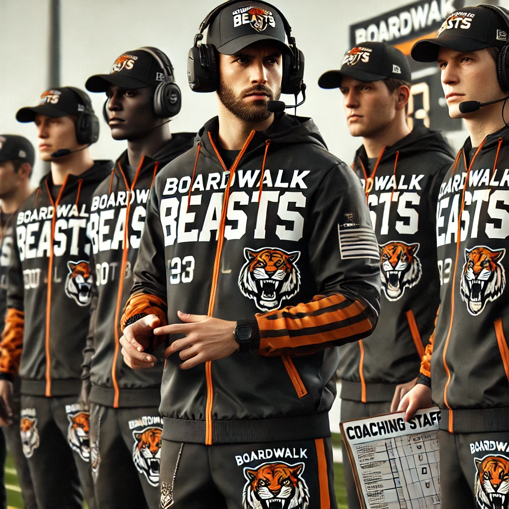 Coaching staff of Boardwalk Beasts Football Club