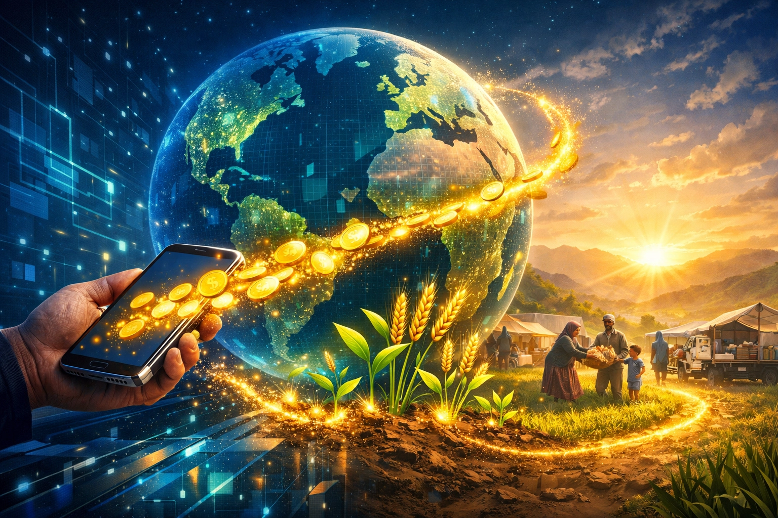 Larecoin crypto payments supporting global hunger relief through a community-driven social impact tax.