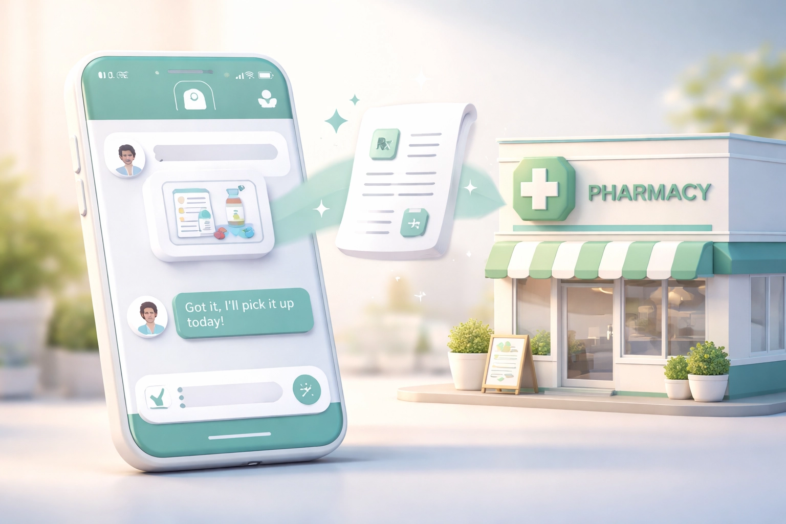 Secure online chat for UTI antibiotics links directly to your local pharmacy for fast, same-day medication pickup