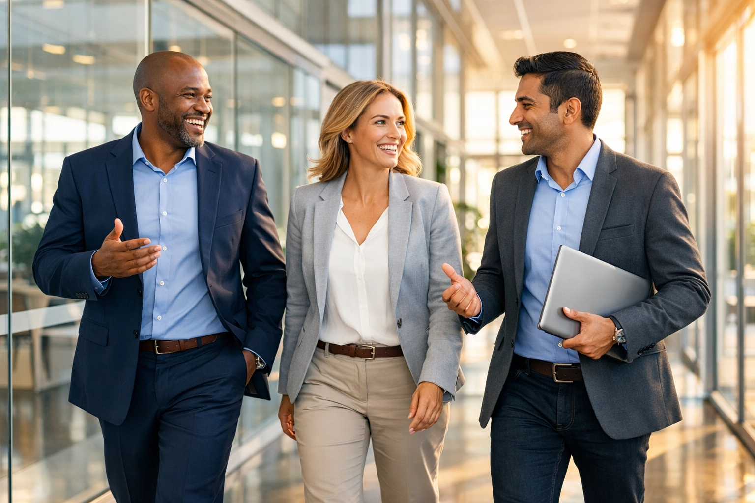 A professional business team collaborating to achieve operational excellence in their ServiceNow environment.