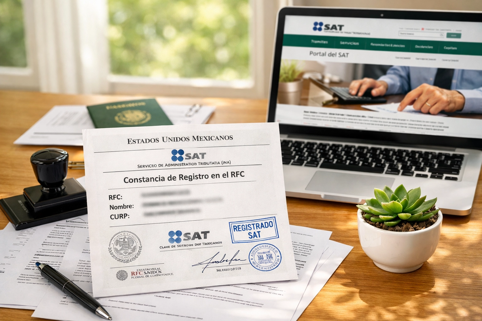 RFC registration documents for Puerto Vallarta rental condos showing federal tax compliance