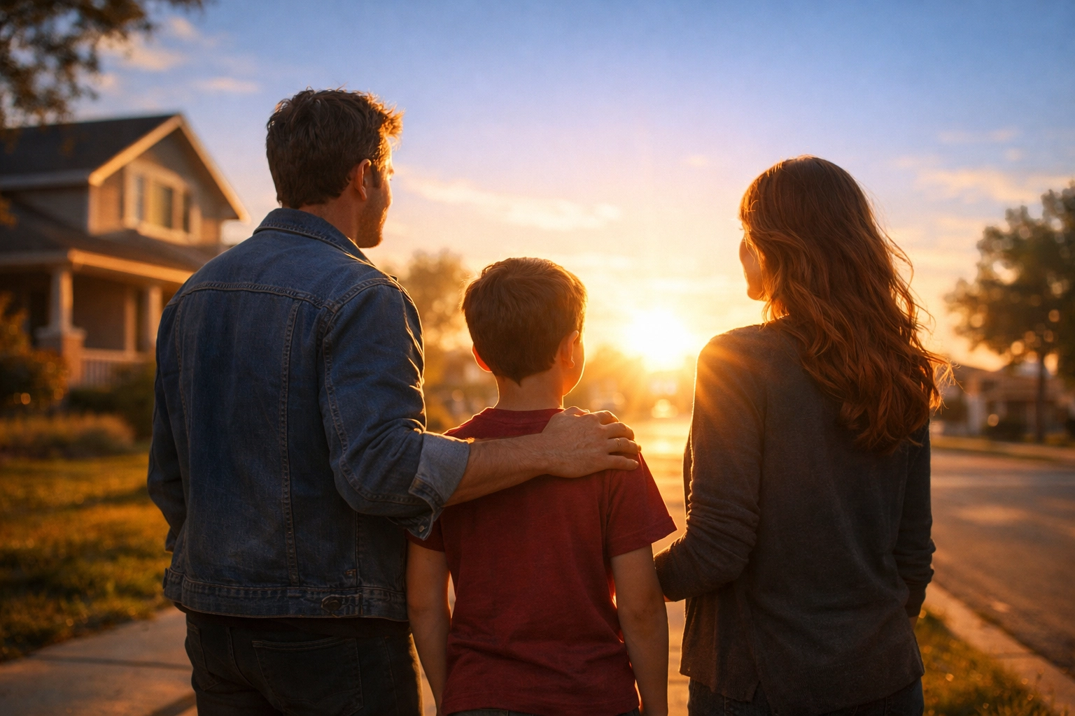 A resilient family looking toward a bright future after receiving disaster relief in New Jersey.