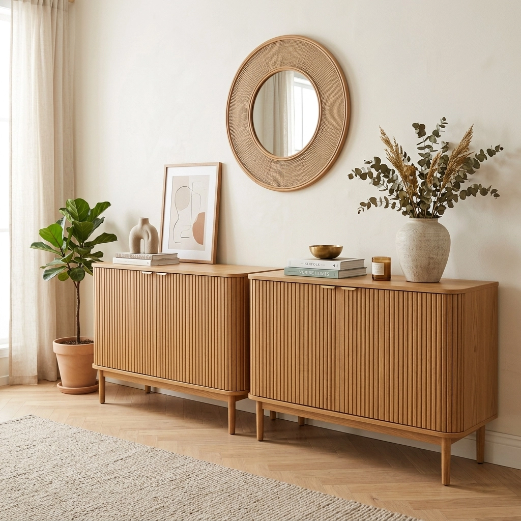 [HERO] Amazon Find: The Fluted Sideboard Duo for High-End Storage Vibes