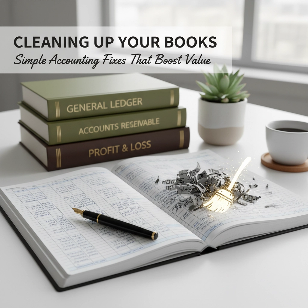 Cleaning Up Your Books: Simple Accounting Fixes That Boost Value | Decipher Your Value