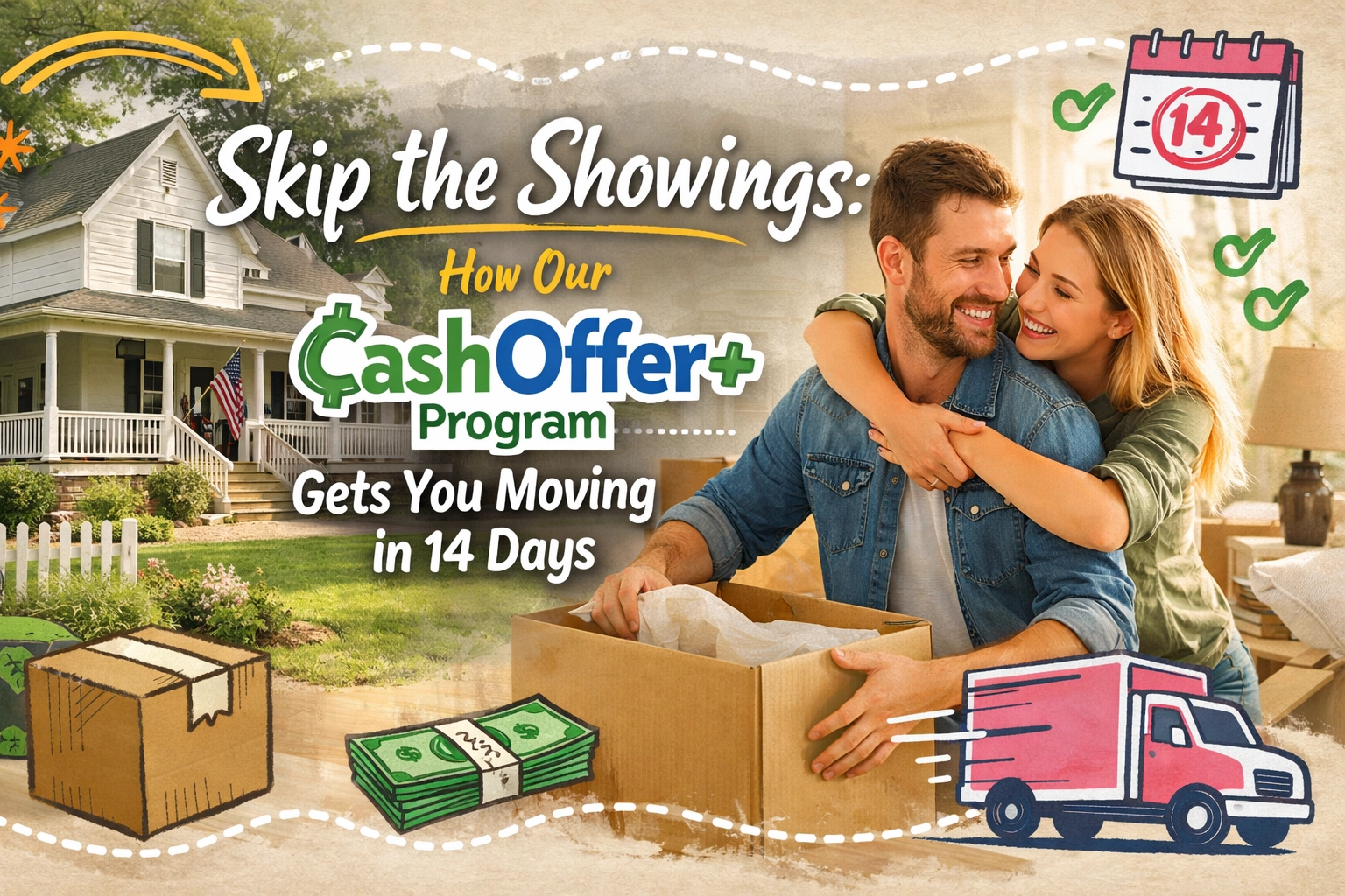 [HERO] Skip the Showings: How Our CashOffer+ Program Gets You Moving in 14 Days