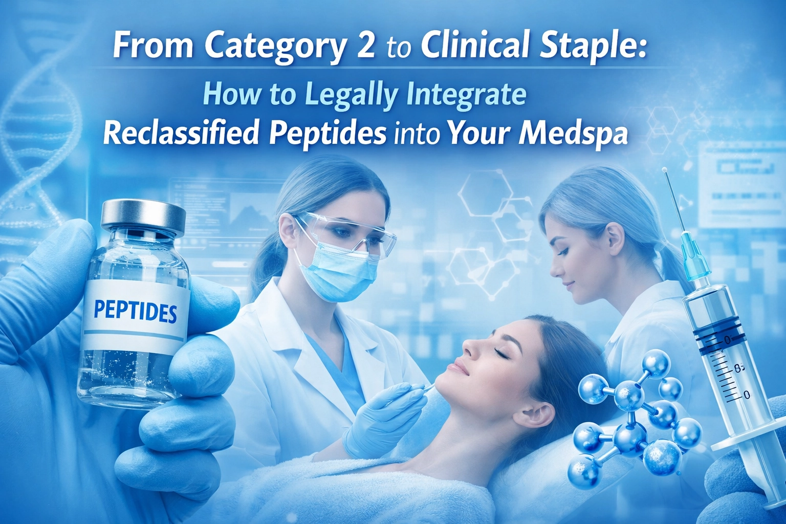 [HERO] From Category 2 to Clinical Staple: How to Legally Integrate Reclassified Peptides into Your Medspa