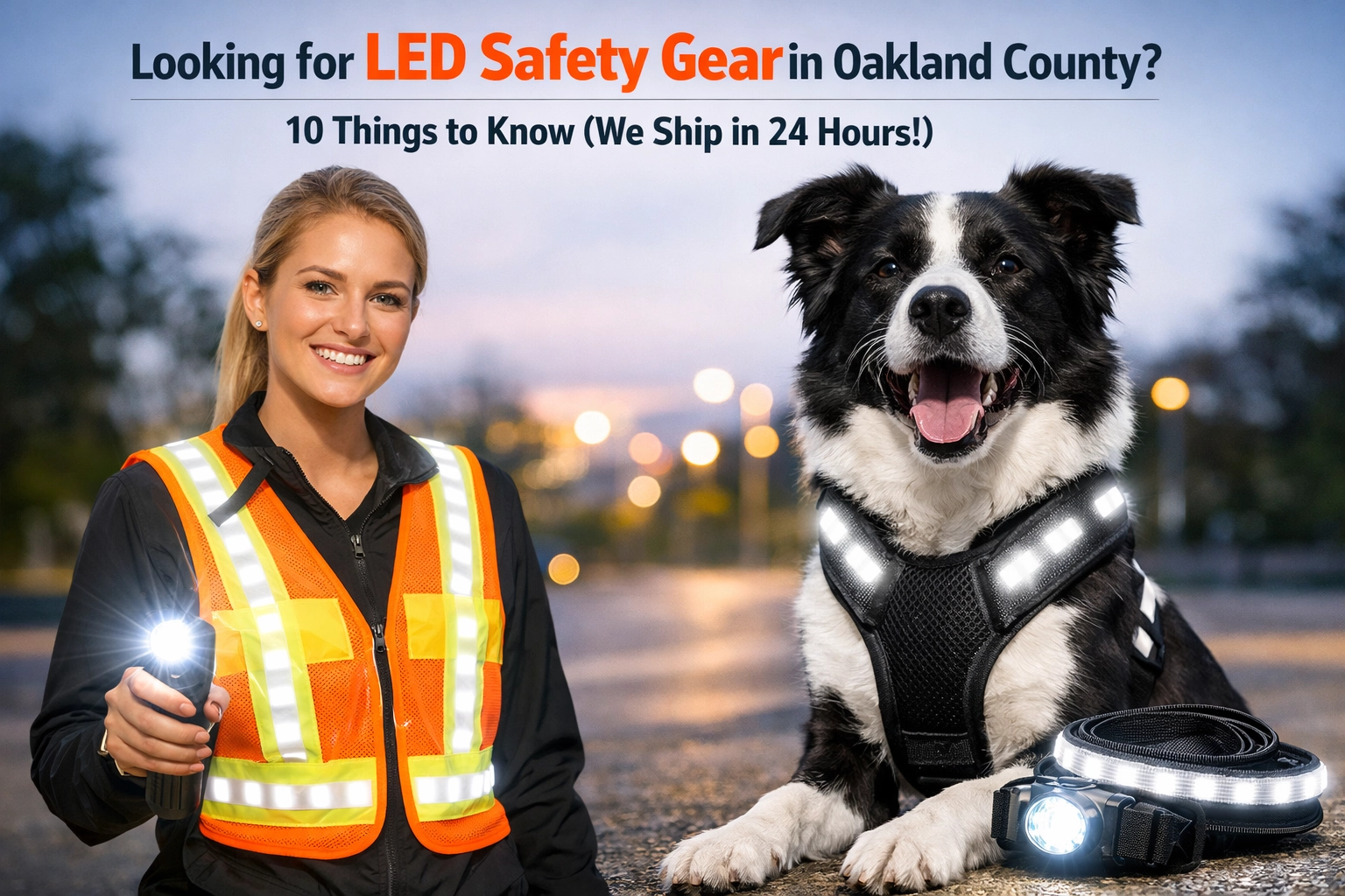 [HERO] Looking for LED Safety Gear in Oakland County? 10 Things to Know (We Ship in 24 Hours!)
