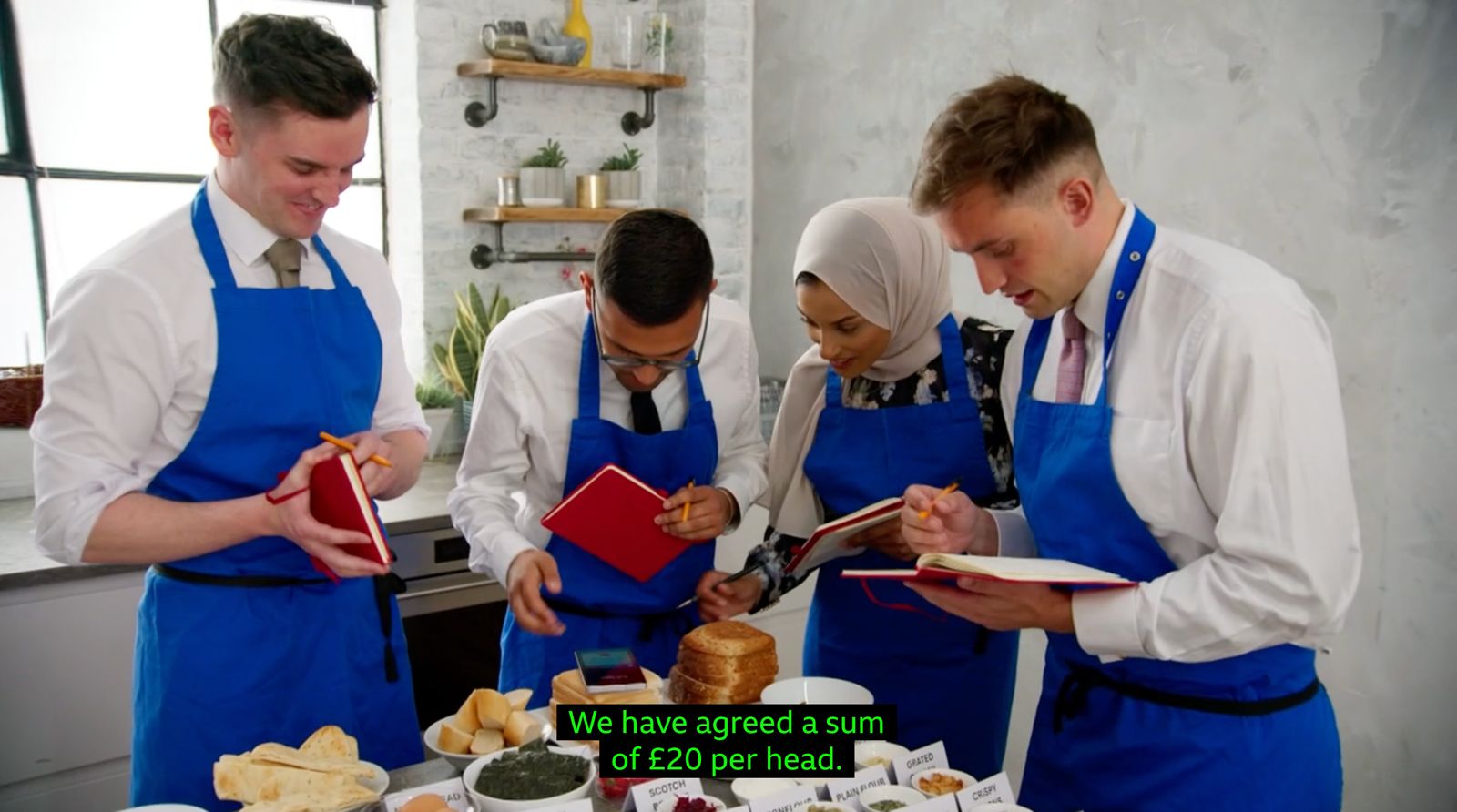 Team in Kitchen: the