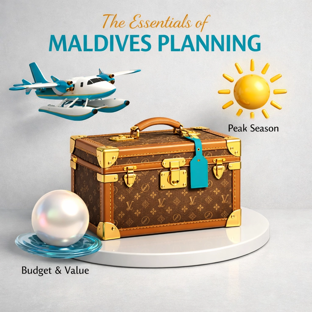 Essential planning guide for a luxury Maldives honeymoon including transfers, budgeting, and best seasons.