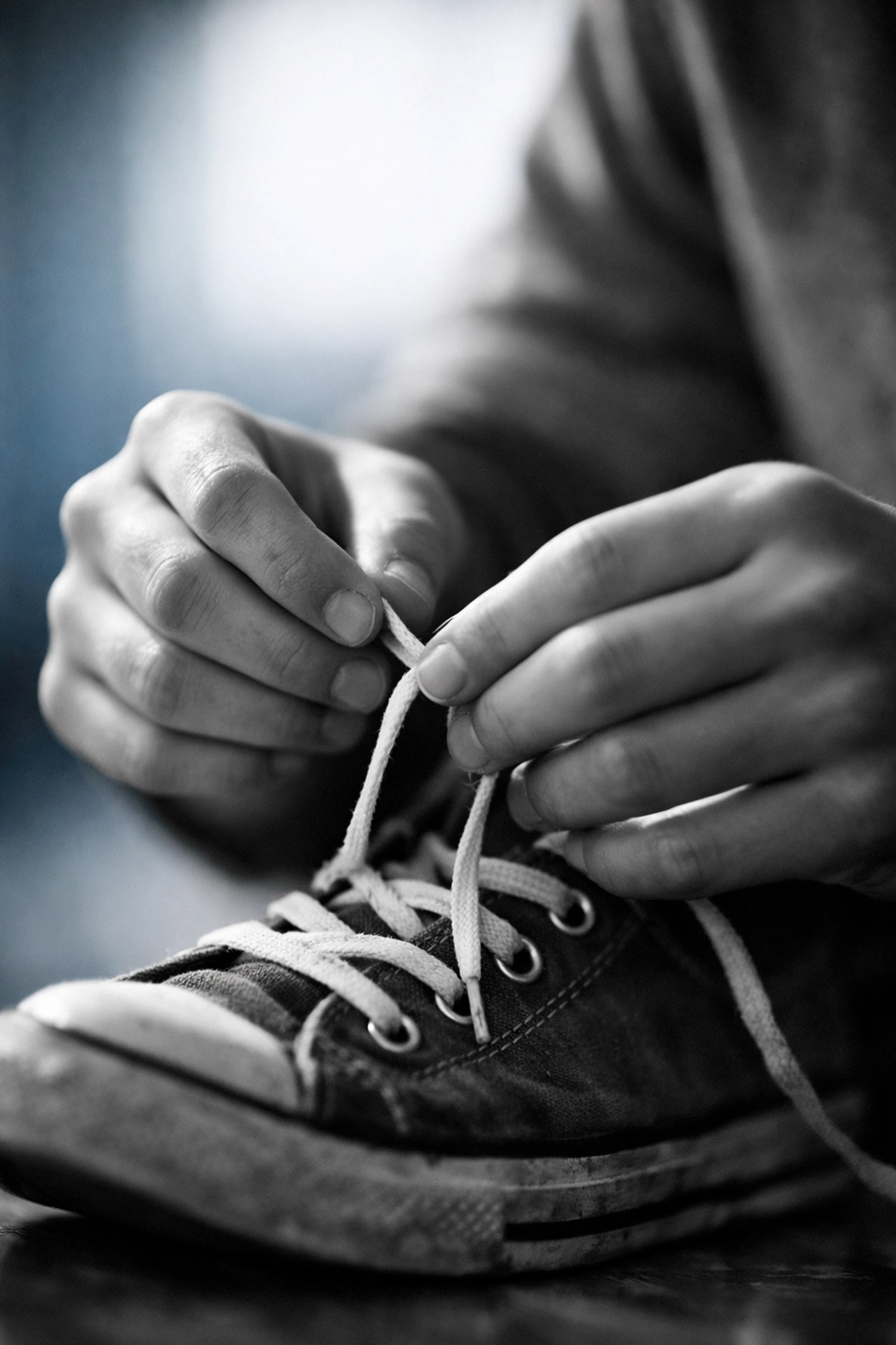 Hands practicing fine motor skills during occupational therapy for autism teens