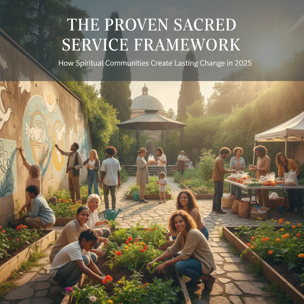 The Proven Sacred Service Framework: How Spiritual Communities Create Lasting Change in 2025