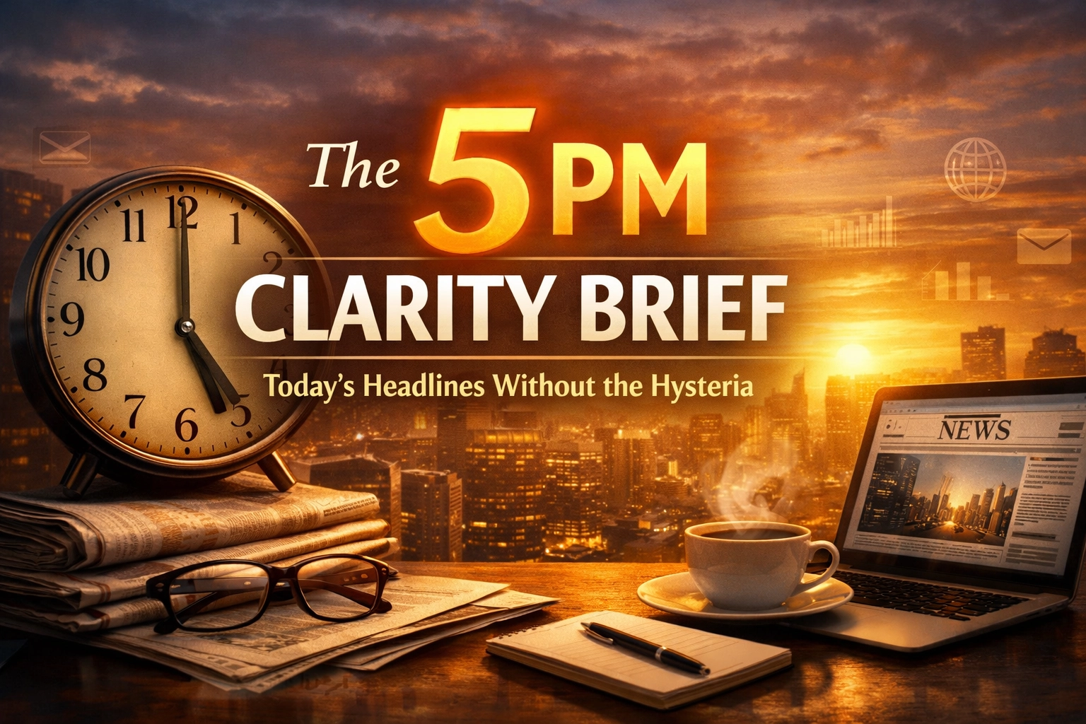 [HERO] The 5 PM Clarity Brief: Today