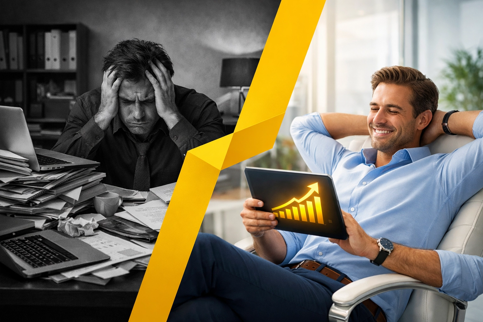 Business owner scaling their brand using expert amazon account management services to monitor growth and sales metrics.