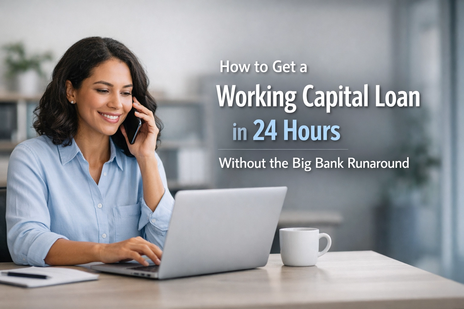 [HERO] How to Get a Working Capital Loan in 24 Hours Without the Big Bank Runaround